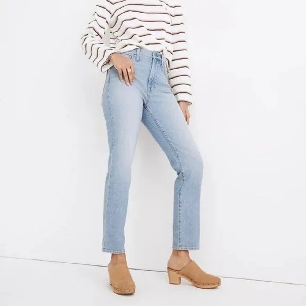 Madewell Jeans Womens 25 The Perfect Vintage Jean Light Wash High Rise Straight